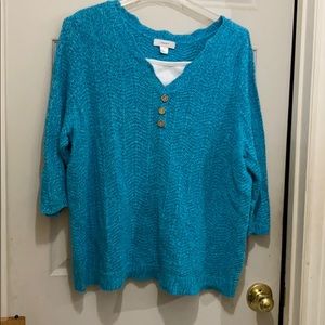 CJ Banks Twofer Sweater